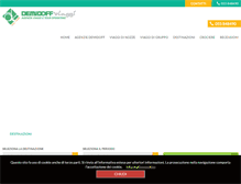 Tablet Screenshot of demidoffviaggi.com
